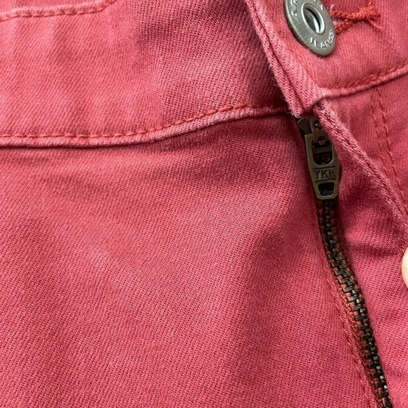 Arizona JEANS Victorian Red Cropped Jeggings Women’s Junior Size 13. Style#93677 - Picture 5 of 16